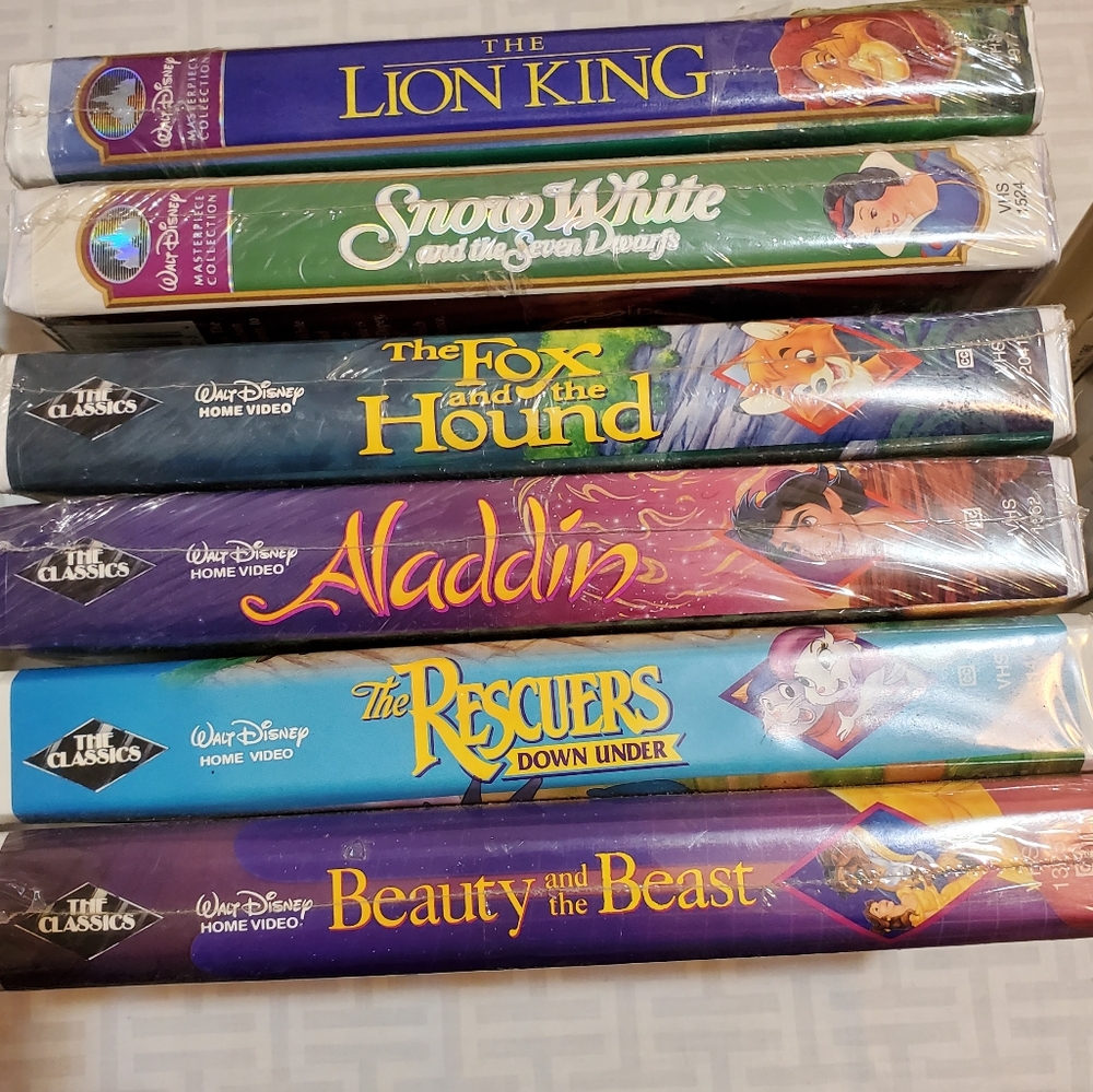 6 Never Opened Disney Black Diamond and Masterpiece collection